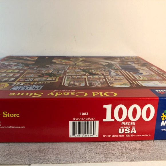 White Mountain 1000 piece puzzle, "The Old Candy Store" - Picture 3 of 5